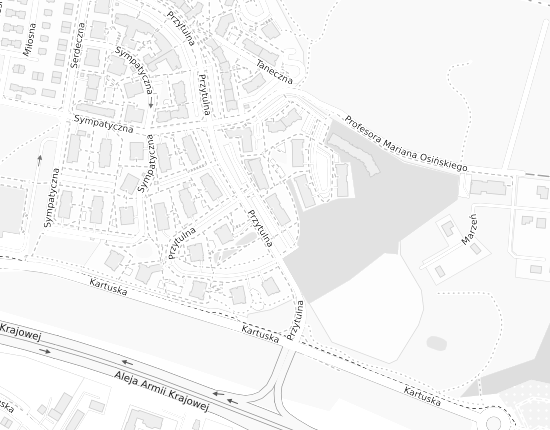 Mapa z adresem organizacji