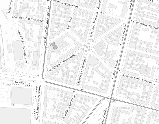 Mapa z adresem organizacji