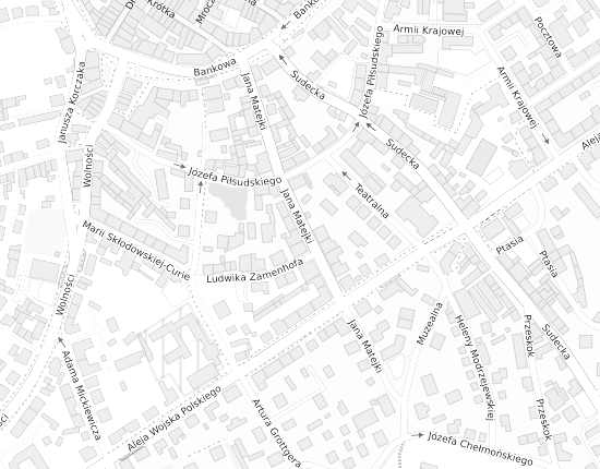 Mapa z adresem organizacji