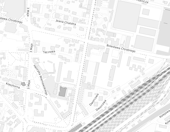 Mapa z adresem organizacji