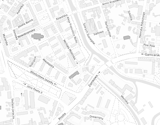 Mapa z adresem organizacji