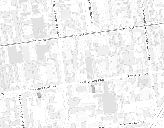 Mapa z adresem organizacji
