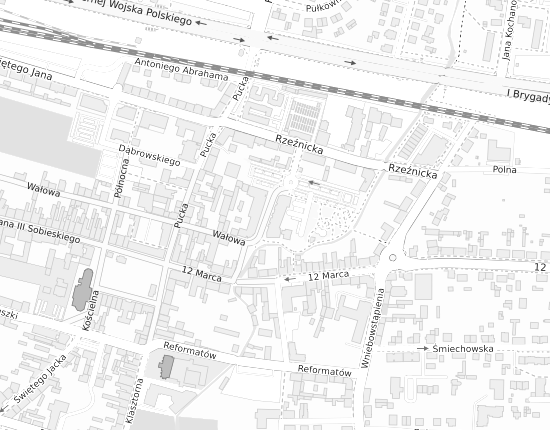 Mapa z adresem organizacji