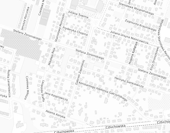 Mapa z adresem organizacji