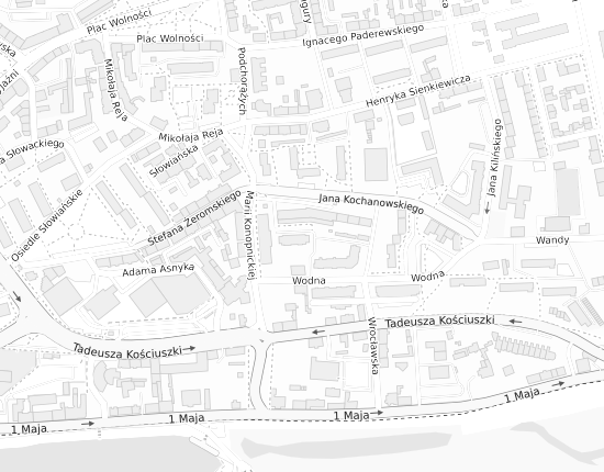 Mapa z adresem organizacji