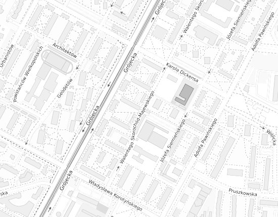 Mapa z adresem organizacji
