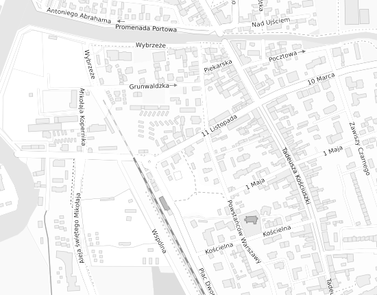 Mapa z adresem organizacji