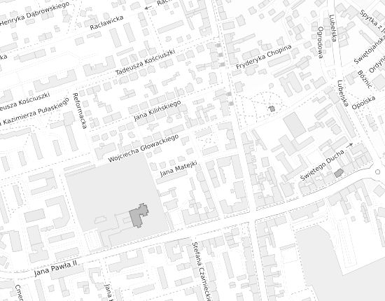 Mapa z adresem organizacji