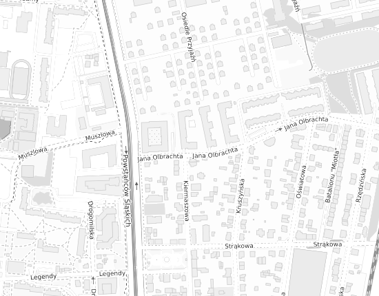Mapa z adresem organizacji