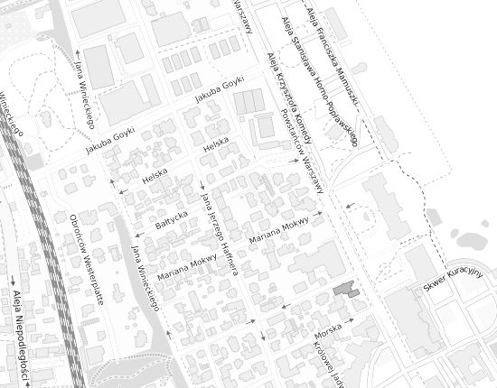 Mapa z adresem organizacji