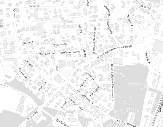 Mapa z adresem organizacji