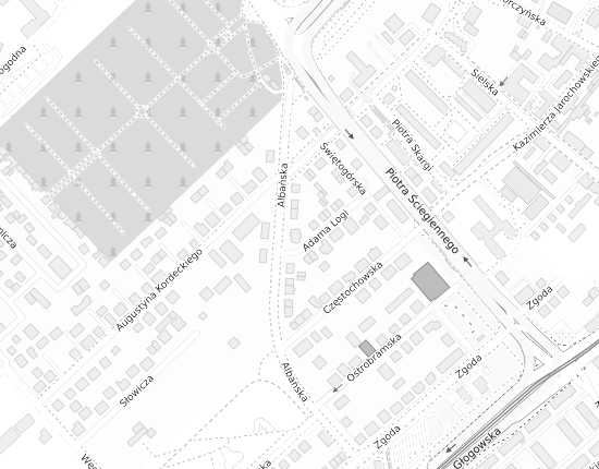 Mapa z adresem organizacji