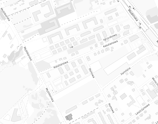 Mapa z adresem organizacji