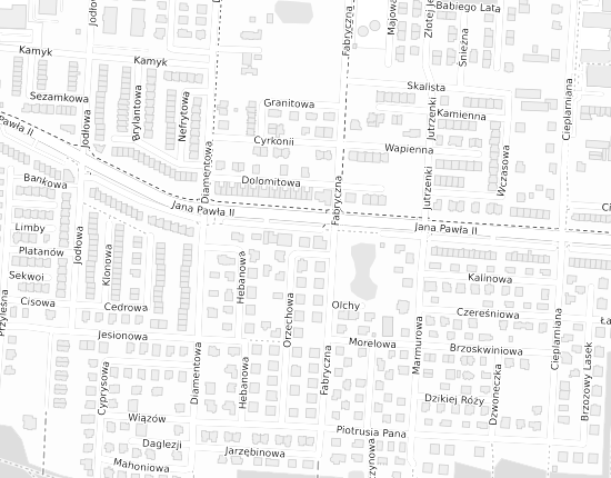 Mapa z adresem organizacji