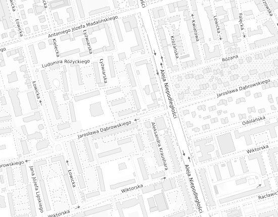 Mapa z adresem organizacji