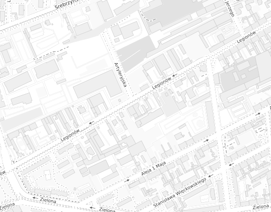 Mapa z adresem organizacji