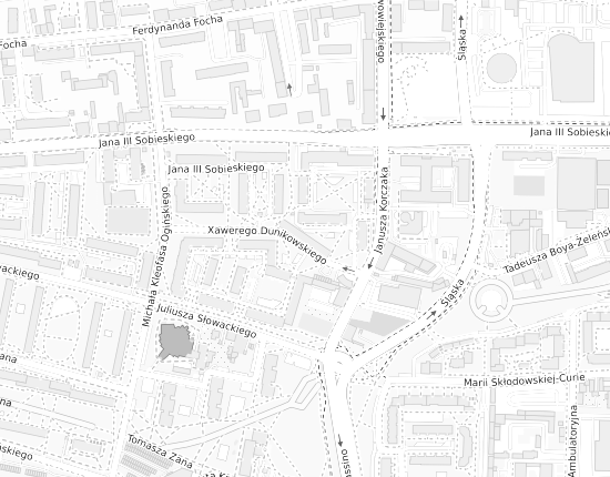 Mapa z adresem organizacji