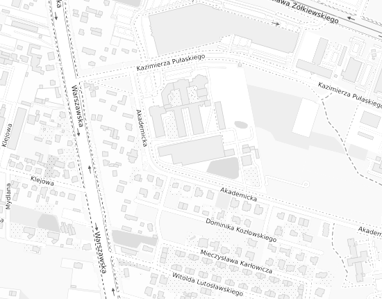 Mapa z adresem organizacji
