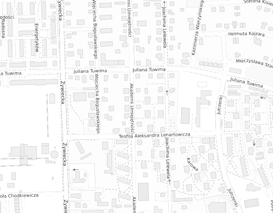Mapa z adresem organizacji