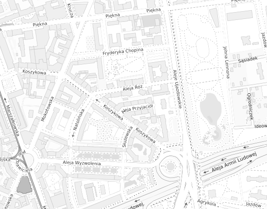 Mapa z adresem organizacji