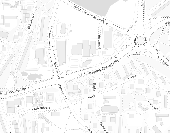 Mapa z adresem organizacji
