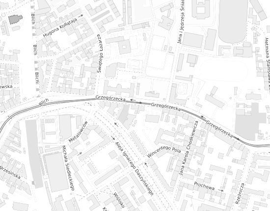 Mapa z adresem organizacji