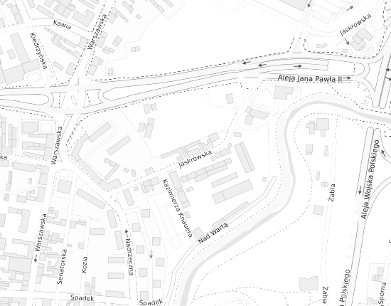 Mapa z adresem organizacji