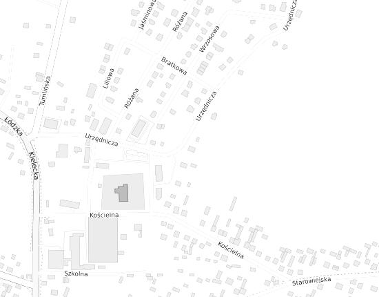 Mapa z adresem organizacji