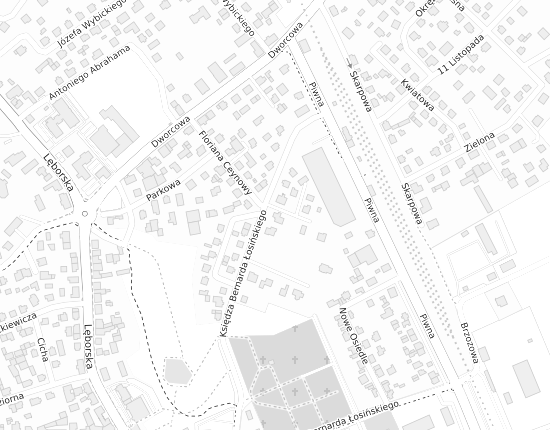 Mapa z adresem organizacji