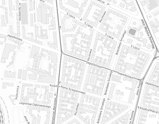Mapa z adresem organizacji