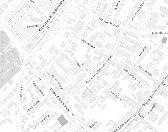 Mapa z adresem organizacji