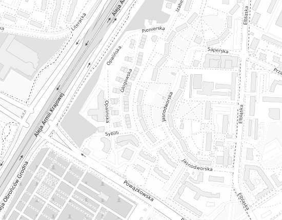Mapa z adresem organizacji