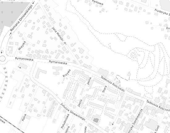 Mapa z adresem organizacji