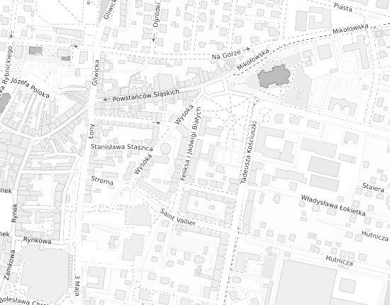 Mapa z adresem organizacji