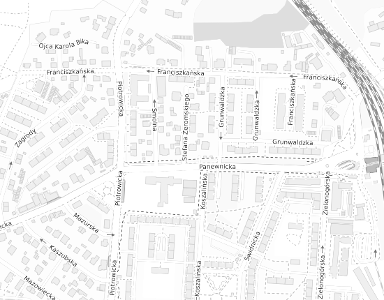 Mapa z adresem organizacji