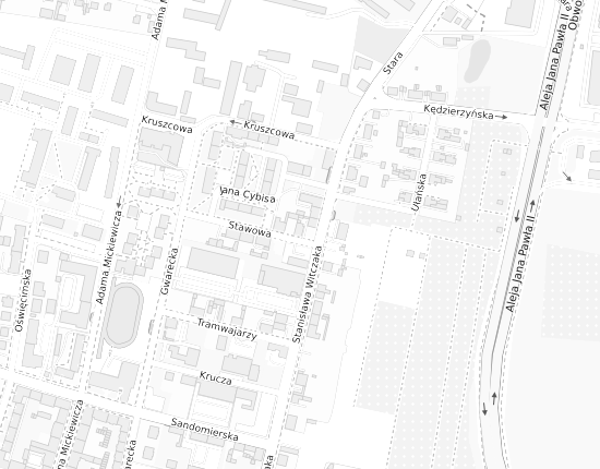 Mapa z adresem organizacji