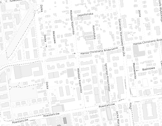 Mapa z adresem organizacji