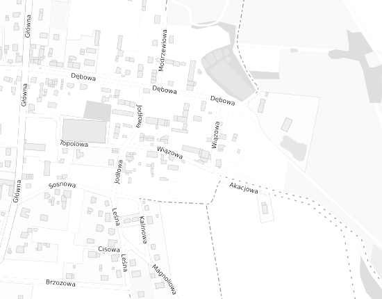 Mapa z adresem organizacji