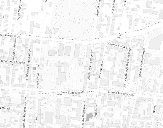 Mapa z adresem organizacji