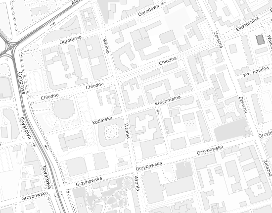Mapa z adresem organizacji