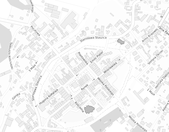 Mapa z adresem organizacji