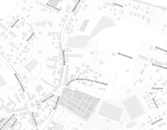 Mapa z adresem organizacji