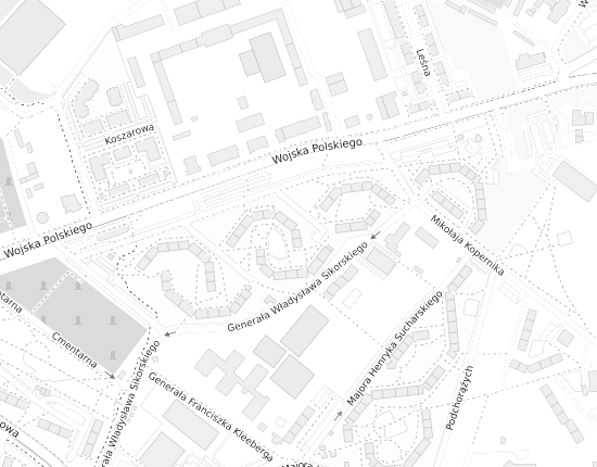 Mapa z adresem organizacji