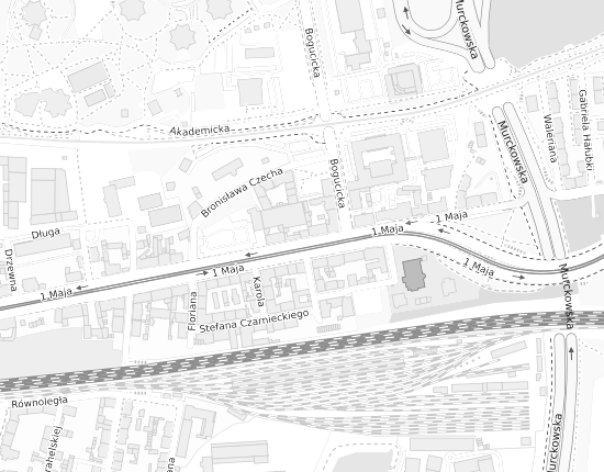Mapa z adresem organizacji