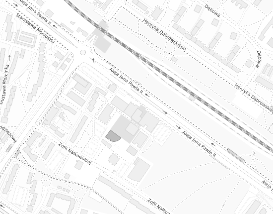 Mapa z adresem organizacji