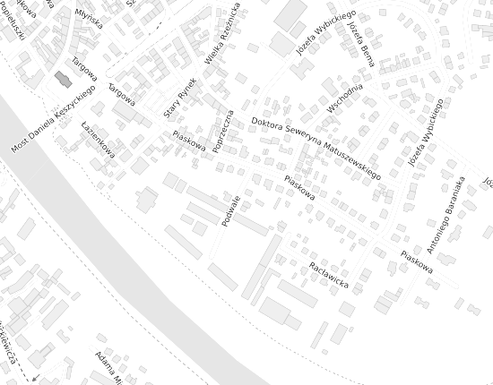 Mapa z adresem organizacji