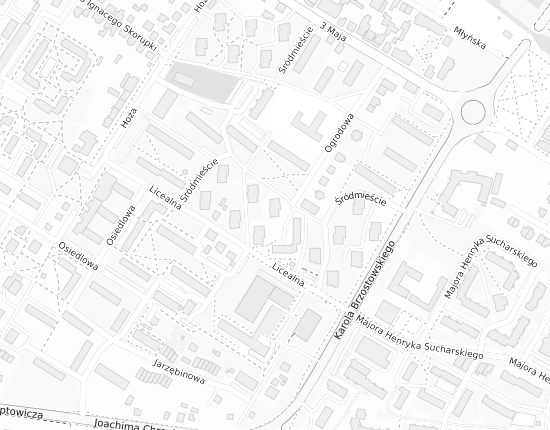 Mapa z adresem organizacji