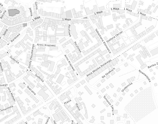 Mapa z adresem organizacji