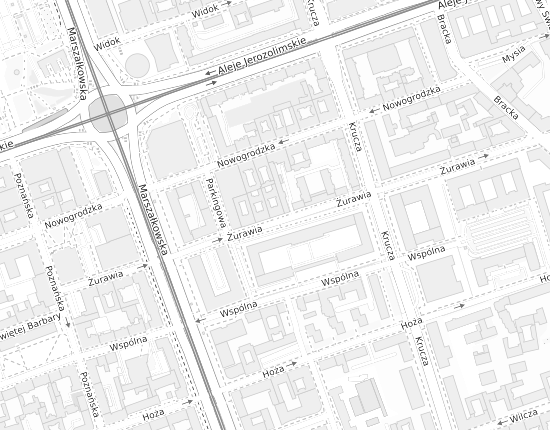 Mapa z adresem organizacji