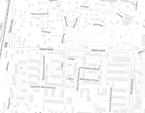 Mapa z adresem organizacji